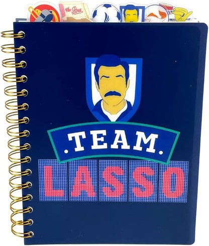 Innovative Designs Ted Lasso Tab Journal Notebook, Spiral Bound, 144 Lined Pages, 8 x 7 inches