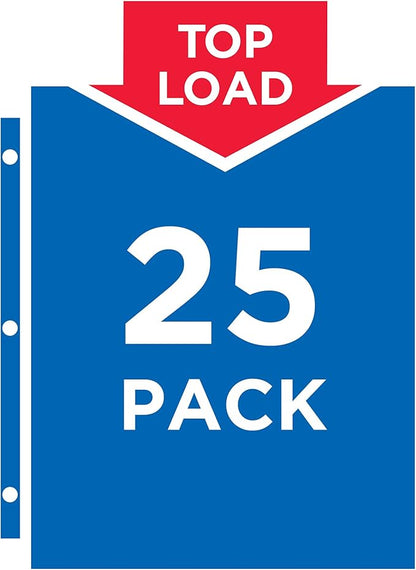 Avery Clear Standard Weight Sheet Protectors, Top Load, 10 Document Protectors (75540)