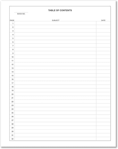 BookFactory Lab Notebook/Laboratory Notebook - Professional Grade -500 Pages, 8" x 10" (Ruled Format) Black and Burgundy Imitation Leather Cover, Section Sewn Hardbound (LRU-500-SRS-A-LKMST1)