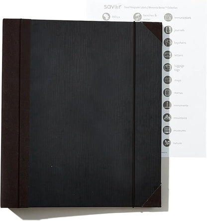 Savor | 2025 Updated Edition The Folio™ Document Organizer|Custom Dyed Cloth Bound Expanding File Folder for Important Papers, Emergency Binder,Birth Certificates,Social Security Cards, and Passports