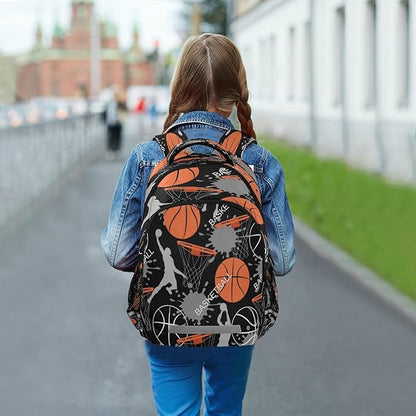 AUUXVA Sport Ball Basketball Player Backpack School Bookbag Laptop Purse Casual Daypack for Teen Girls Women Boys Men College Travel