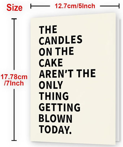 Naughty Birthday Card for Men, Husband, Boyfriend, and Him | Happy Birthday Gifts & Decorations for Men
