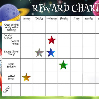 0.6 Inch Shiny Star Stickers,2016 Holographic Rainbow Small Star Stickers for Kids Reward, Behavior Chart, Student Planner and School Classroom Teacher Supplies