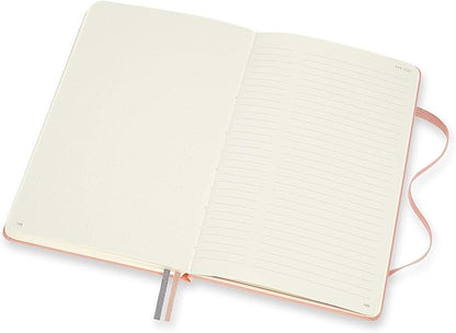 Moleskine Art Logbook, Hard Cover, Large (5" x 8.25"), Dotted, Coral Pink, 160 Pages