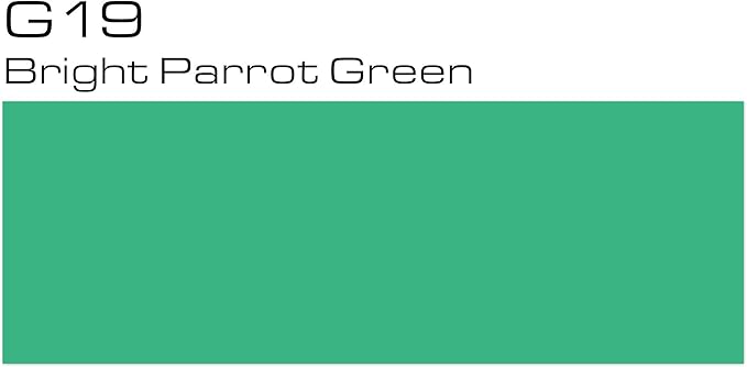 Copic Markers G19-Sketch, Bright Parrot Green