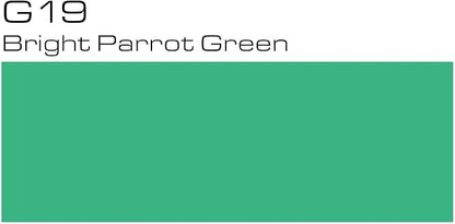 Copic Markers G19-Sketch, Bright Parrot Green