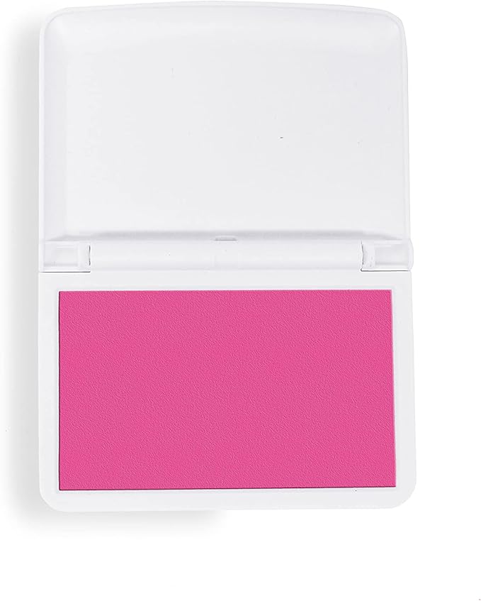 COLOP Make Series, Ink Stamp Pads, with Non-Toxic Premium Ink, Water-Based Acid-Free (Shiny Pink, Make 1-1-15/16" x 3-1/2")