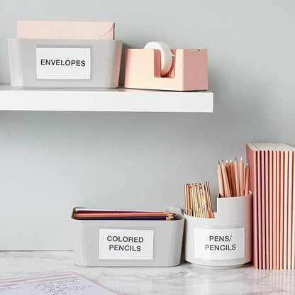 Juvale 30 Pieces Clear Adhesive Pockets for Planners and Binders, Peel and Stick Index Card and Photo Pockets, Office Notebook Folder Sleeves (4 Sizes)