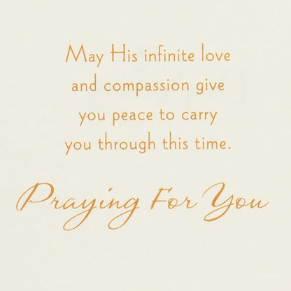 Hallmark DaySpring Religious Sympathy Card for Loss of Mom (God is Near)