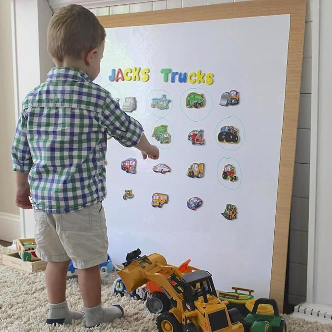 Magnetic Whiteboard Contact Paper, Adhesive Dry Erase Board for Magnet, Peel and Stick Magnet Wall Decal for Kids Toddlers Preschool Kindergarten Classroom, 39" x 18"