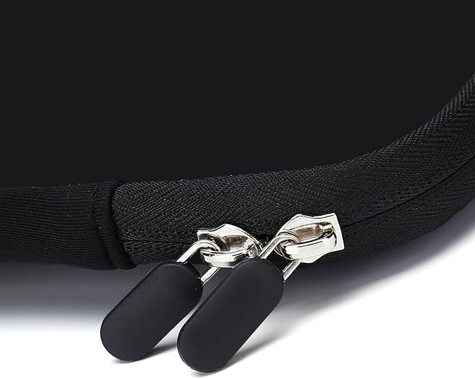 11.6" 12.2 inches Laptop Sleeve Chromebook Case Ultrabook Case Notebook Sleeve Tablet Case Neoprene Handle Sleeve for Men Women, Two Pockets Fit Apple MacBook Air Samsung Acer HP DELL(Black)