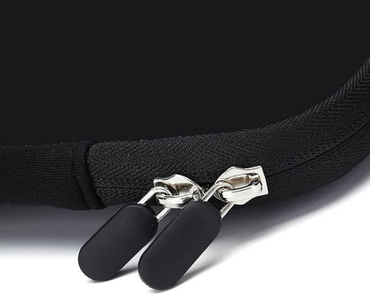 11.6" 12.2 inches Laptop Sleeve Chromebook Case Ultrabook Case Notebook Sleeve Tablet Case Neoprene Handle Sleeve for Men Women, Two Pockets Fit Apple MacBook Air Samsung Acer HP DELL(Black)