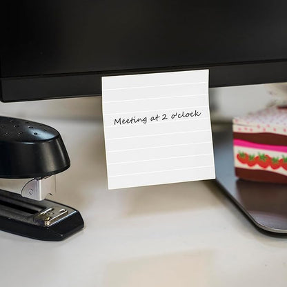 Post it Notes 3x3 Cute and Aesthetic Sticky Notes Planner Notepad - 450 Sheets - Desk Accessories for School, Office, and Home - Ideal Gifts for Teachers, Women, and Coworkers (Minimalist)