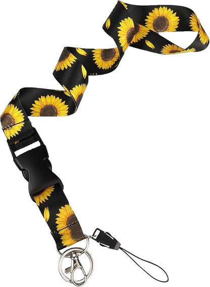 Yiflin Cute Neck Lanyard for Keys,Keychain,Wallet,ID Card Holder,with Quick Release Buckle