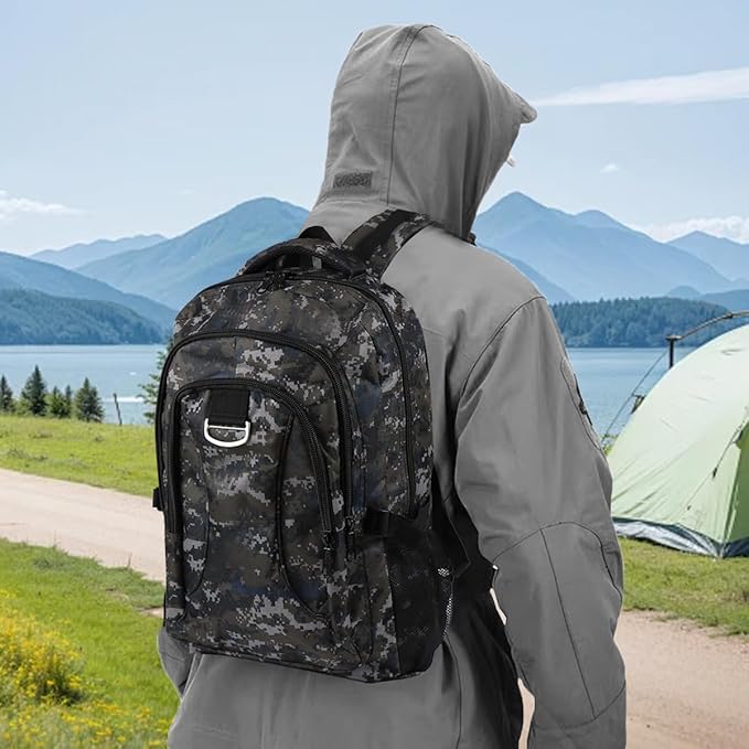 Grey Travel Backpack,Travel Laptop Backpack,Airline Approved Business Work Bag for Man Women