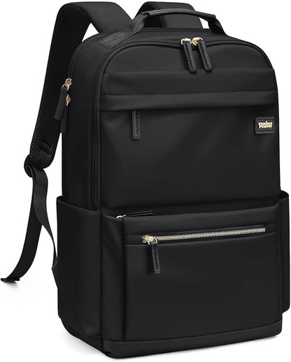 Laptop Backpack Work Bag: Fashion Travel Backpack for Women Fits 15.6 Inch Laptop Water Resistant Computer Backpack for College Teacher Nurse Business Large Capacity Casual Daypack