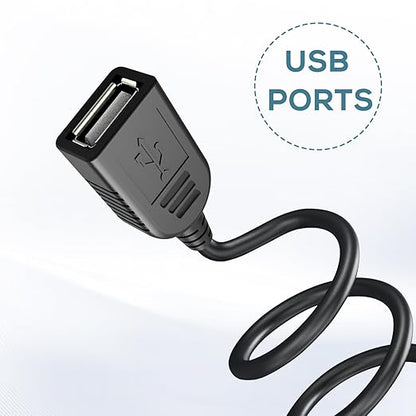 RJ116p4c Male to USB Female, RJ11 to USB Modem Adapter, Used for Telephone Interface Testing Connectors, Telephone Communication, Fax Machines, Modem Adapters (RJ11 to USB 100cm)