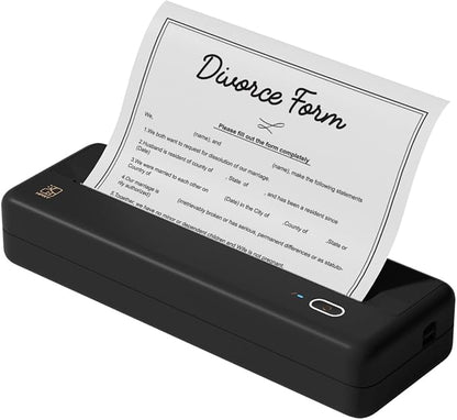 HPRT Wireless Portable Printer - Bluetooth Thermal Printer for Travel, Mobile Office, School, Home Compatible with iOS Android