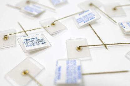 Partition Pins | Cubicle Pins | Office Cubicle Decor Pins - Value Pack of 50 Fabric Pins for Furniture, Office Signs, and Fabric Mounting - Made in The USA