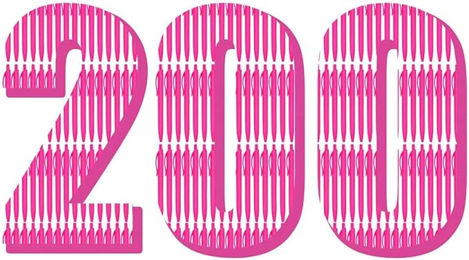 deegtran Pens Bulk, 200 Pack No Bleed Hot Pink Barrel Click Pens, Wholesale Retractable Ballpoint Pens, Pens Medium Point, Smooth Ink Pens, 1.0MM Black Ink