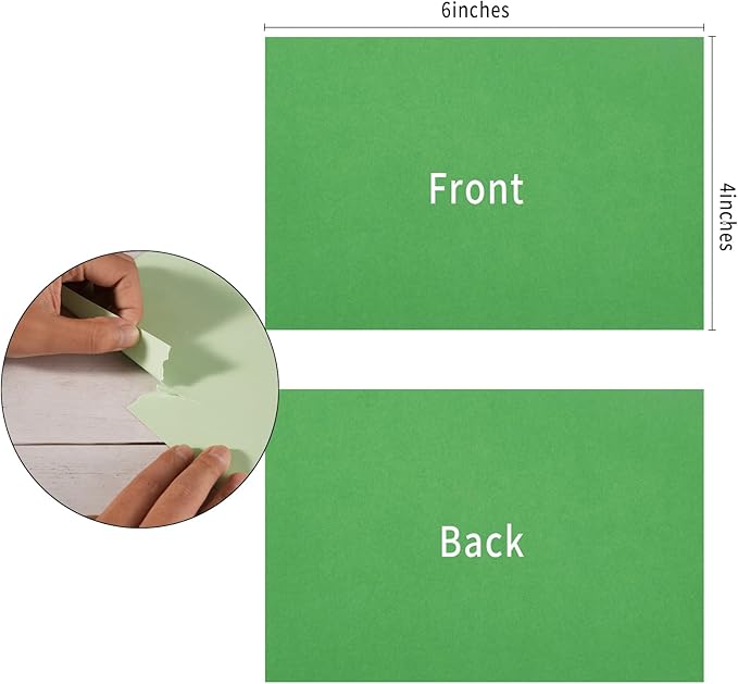 50 Sheets Blank Cardstock Paper 250 GSM Thick Heavy Cards Stock for DIY Art Projects, Card Making, Postcards, Greeting Cards, Birthday Party, Wedding Invitation (Multicolor, 4x6 inches)