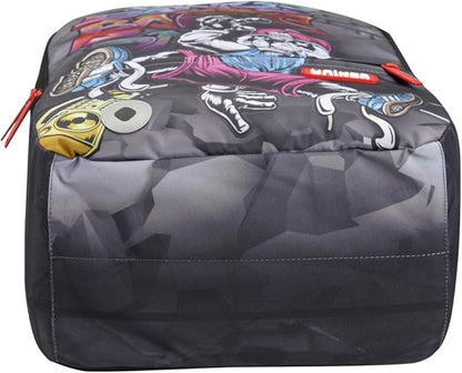 UNIKER Travel Laptop Backpack,Graffiti Backpack for Work,Designer Laptop Backpack for 15.6 Inch,Edgy College Backpack Computer Bag,Panda Break Dancer Hiphop