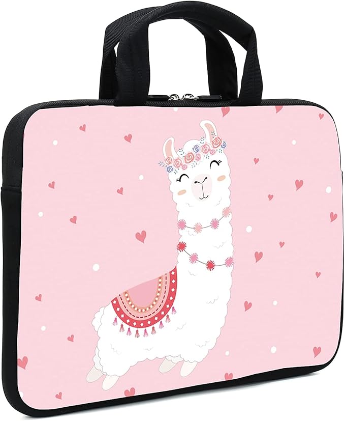 11.6 12 12.1 Inch Laptop Carrying Bag Protective Chromebook Case Pouch Netbook Notebook Ultrabook Bag Tablet Sleeve Cover Travel Briefcase with Handle for Men Women (Alpaca)