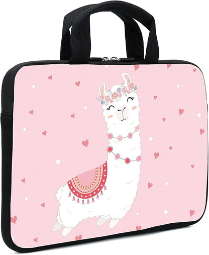 11.6 12 12.1 Inch Laptop Carrying Bag Protective Chromebook Case Pouch Netbook Notebook Ultrabook Bag Tablet Sleeve Cover Travel Briefcase with Handle for Men Women (Alpaca)