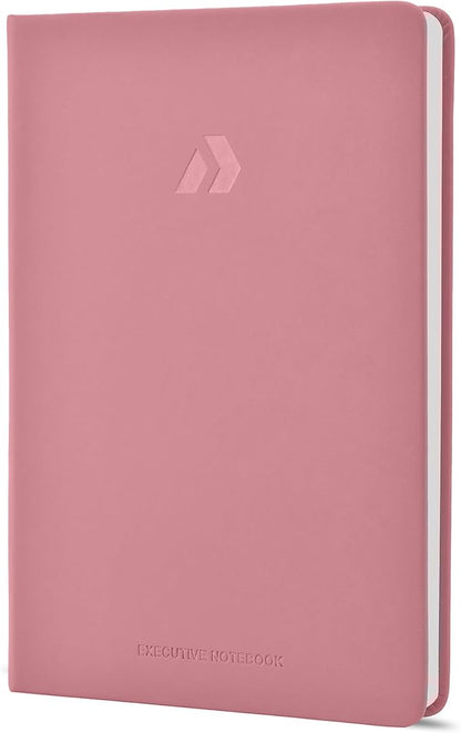 Nextnoid Hardcover Lined Notebook Journal - 120 GSM Thick Paper, Medium A5(5.7" x 8.3"), 160 Pages - Perfect For Writing, Journaling and Note-Taking (Pink,Ruled)