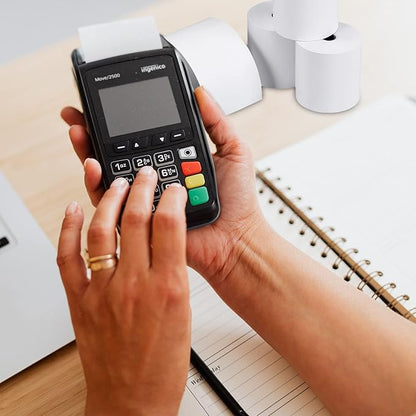 LabelMore Thermal Receipt Paper 3 1/8Inx 230', Credit Card Rolls Thermal, Cash Register Roll, Premium Pos Printer (10 Rolls), 3 1/8 x 230'（10 Rolls）