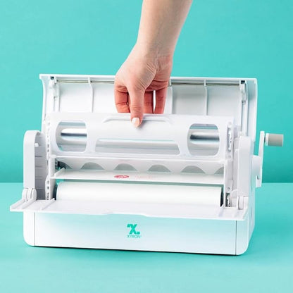 Xyron Creative Station, 9” x 5”, Craft Supplies & Scrapbooking Supplies, Small Label Maker, Makes Invitations, Handmade Cards, Flash Cards, Stickers, Perfect for Home School & Home Office (624632)