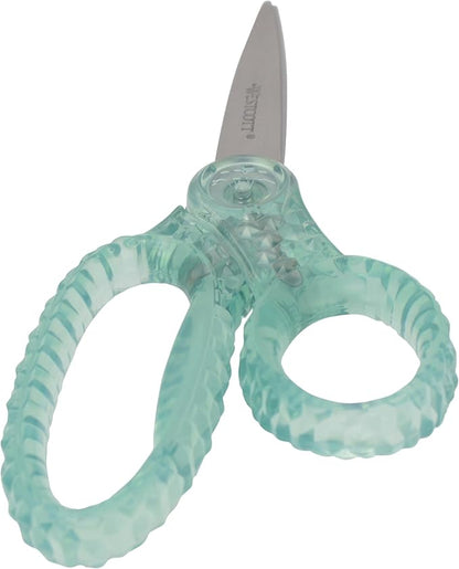Westcott 7" GEM Crystal-Design Student Scissors, for Kids Aged 12+ - Scissors for School, Craft, Home, DIY, Classroom - Green