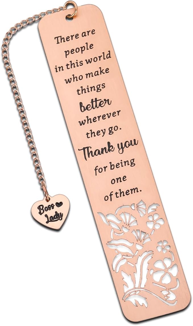 Christmas Gifts for Boss Lady Gifts for Women Cool Gifts Supervisor Gifts for Women Boss Day Gifts for Women Female Leader Mentor Bookmark Retirement Appreciation Leaving Valentines Birthday Thank You