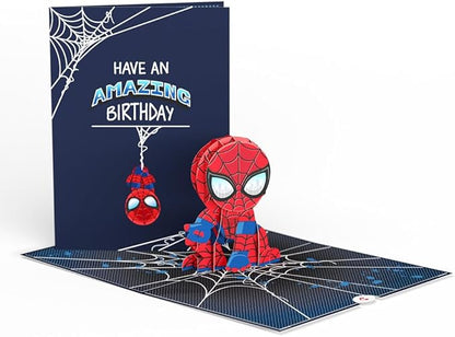Lovepop Pop-Up Marvel Card - Birthday 3D Spiderman Greeting Card for Boys, Men, Son - Amazing - 5" x 7" Card - Blank Note Card & Envelope Included