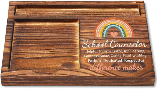 School Counselor Sticky Note Holder, Thank You School Counselor Gifts, School Counselor Appreciation Gifts, School Counselor Office Decor Self-Stick Note Pad Holders YB367