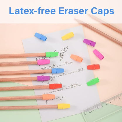 Sooez 120 Pack Pencil Erasers, Pencil Top Erasers Cap Erasers Eraser Tops Pencil Eraser Toppers Eraser Studying Supplies for Teachers Eraser Pencil Erasers, Pink