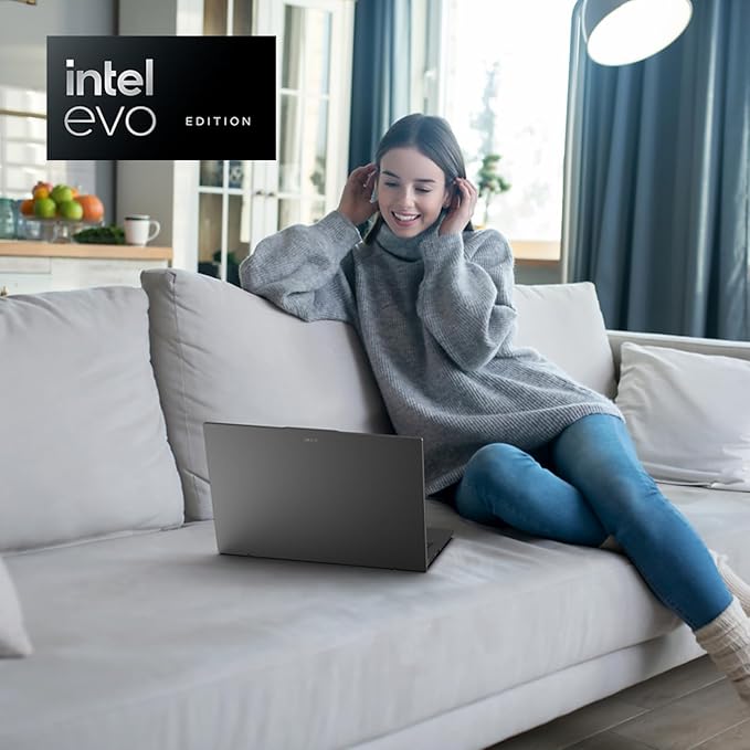 Acer Swift Go 16 Intel Evo Edition Laptop | 16" 1920 x 1200 Touch Display | Unlock AI Experiences | Intel Core Ultra 9 Processor 185H | Intel ARC | 16GB LPDDR5X | 1TB SSD | Wi-Fi 7 | SFG16-72T-95Z6