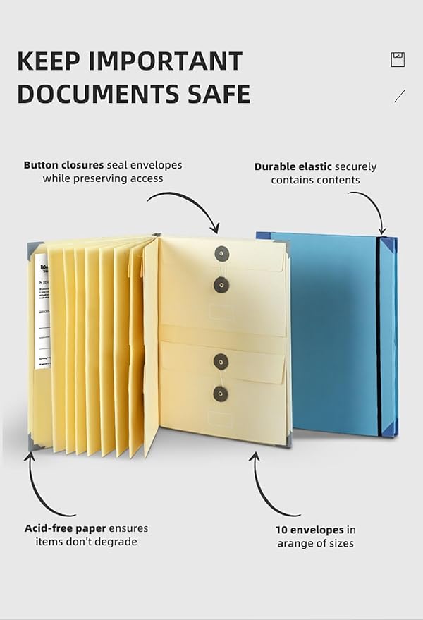 in Case I Go Missing Binder,Document Organizer with Pockets File Home School Office Supplies in Case I Go Missing Binder, Cute Folder for Record Key Personal Information, Estate Planning (Yellow)
