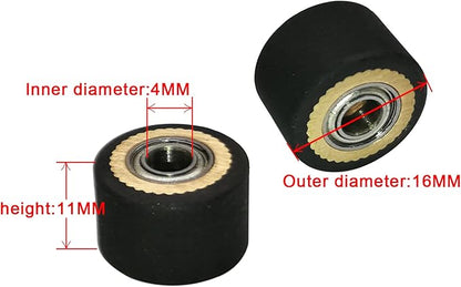 5pcs HQ Pinch Roller for Roland GCC LiYu RABIT Pcut Mimaki Graphtec Iolion Cutter Plotter 4x11x16