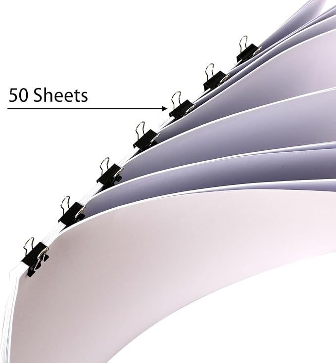 SANNIX 150 PCS Mini Binder Clips, 5/8 inch 15mm Binder Clips Black Paper Clamps Micro Size for Office Home School