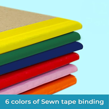 12 Pack Kraft Journals A5, Extra Pages - 120 Pages (60 Sheets), College Ruled, 8 x 5.7 Small Kraft Notebooks, Rainbow Spines, Kraft Composition Notebook Journals for School Home & Office