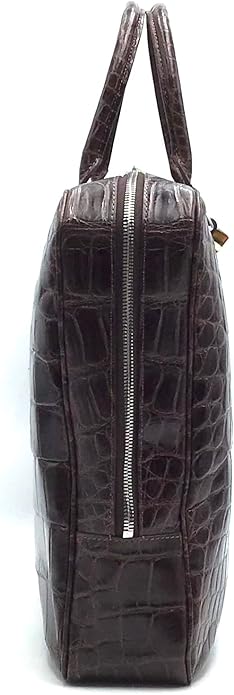 Masami Handmade Genuine Crocodile Leather Business Bag, Briefcase, Japanese brand, Leather bag