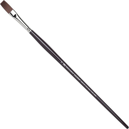 Winsor & Newton Galeria Flat Long Handle Brush, Size 13, #12