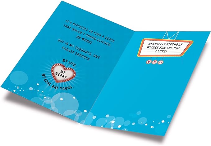 Prime Greetings Husband Birthday Card, Made in America, Eco-Friendly, Thick Card Stock with Premium Envelope 5in x 7.75in, Packaged in Protective Mailer