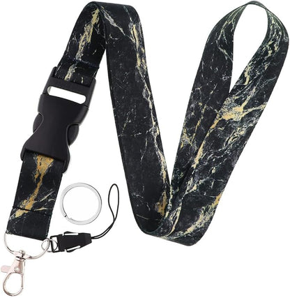 Yiflin Cute Neck Lanyard for Keys, Keychain, Wallet, ID Card Holder, with Quick Release Buckle