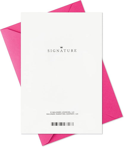 Hallmark Signature Birthday Card for Her (Sparkly Birthday Cake)