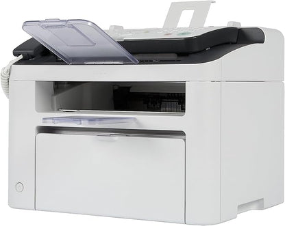 Canon FAXPHONE L100 - Monochrome Laser Fax with Copier, 30 Sheet Auto Document Feeder, 1 Year Limited Warranty, 19 PPM, White