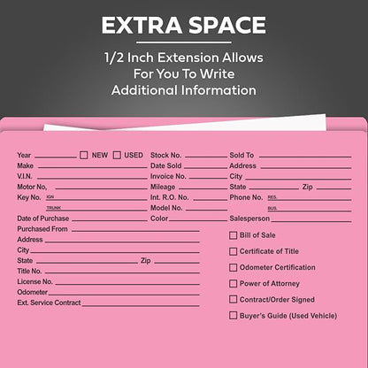 Printed Heavy Duty Deal Jackets - Pink (100 Shrink Wrapped)