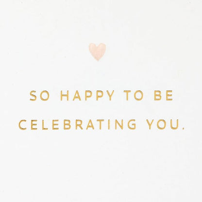 Hallmark Signature Bridal Shower Card (Showered with Love)