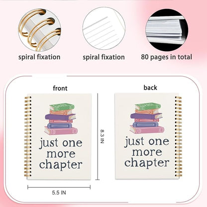 Book Club Journal Notebook, Book Club Gifts for Women, Cute Book Club Gifts, Journal Motivational Gifts for Teacher Book Club Librarian Bookish 5.5x8.3